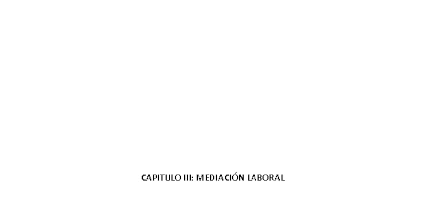 Capítulo III Mediación 2011