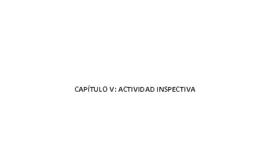 Capítulo V Actividad Inspectiva-Anuario 2011