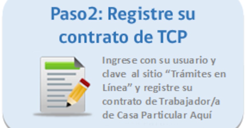 Paso 2: Registre su contrato de TCP