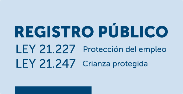 Registro Público - Ley 21227 - Ley 21247 Registro Público - Ley 21227 - Ley 21247