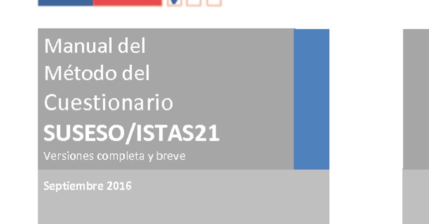 Manual para evaluación de riesgo psicosocial