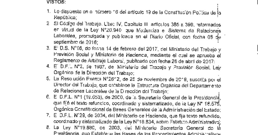 Resolución Exenta N° 68, Fija Arancel Arbitraje año 2022