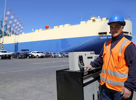 Dirección del Trabajo fiscaliza el nuevo sistema de control informático de normativa laboral de trabajadores portuarios