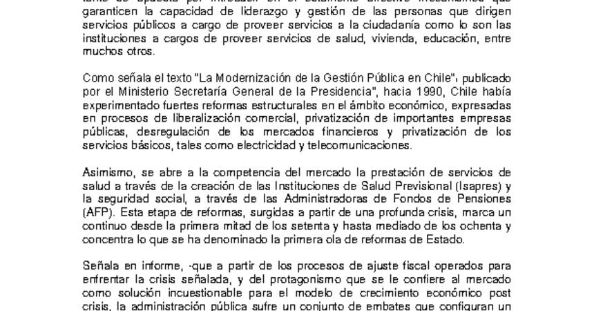 1. Una mirada al empleo público chileno con énfasis en la Alta Dirección Pública desde los patrones de empleo público de la OCDE