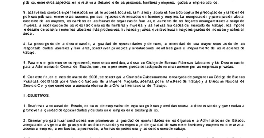2. Código de Buenas Prácticas Laborales sobre no discriminación para la Administración Central del Estado