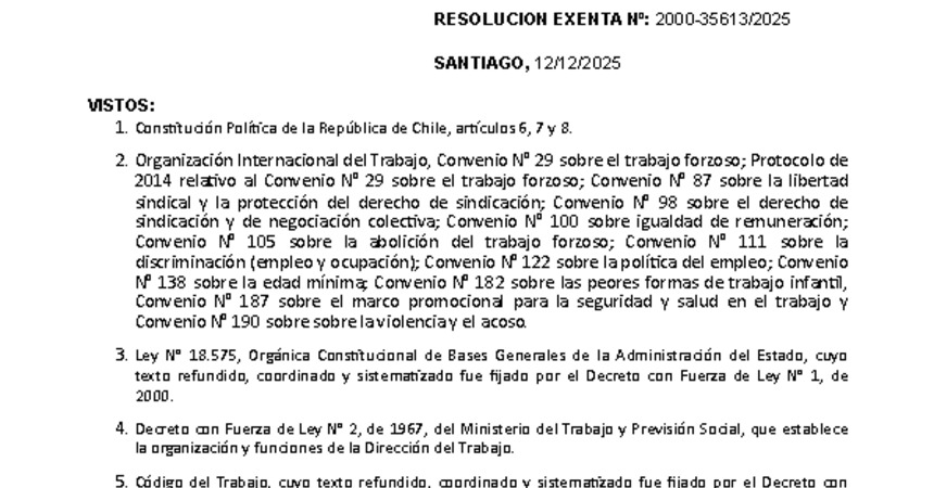 Res. Exenta Nº 2000-35613-2025 Aprueba SGI en la DT