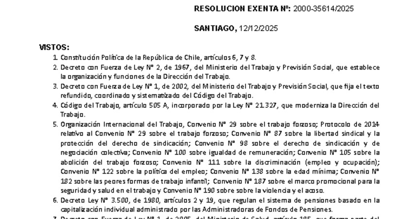 Res. Exenta Nº 2000-35614-2025 Aprueba procedimiento de fiscalización