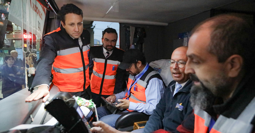 68 multas a buses interurbanos en feriado de Semana Santa