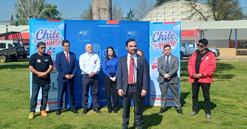 Director Nacional del Trabajo, David Oddó, en la actividad de presentación de la campaña “Fonda protegida”