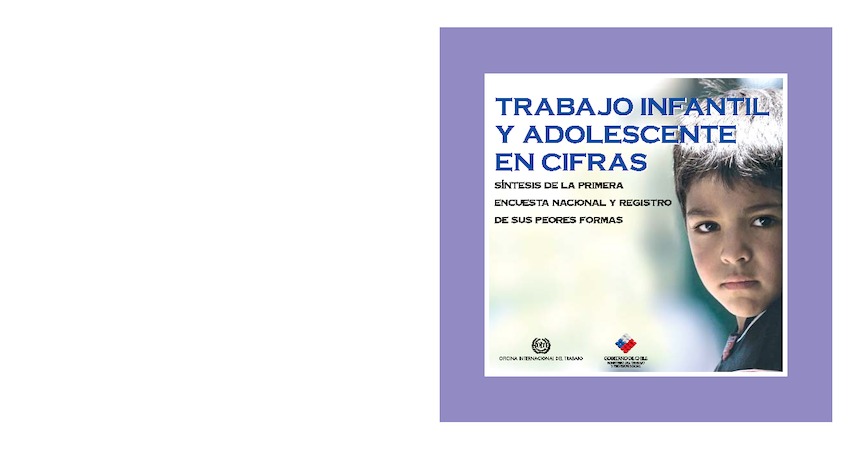 Encuesta Trabajo Infantil y Adolescente 2003. OIT/Ministerio del Trabajo