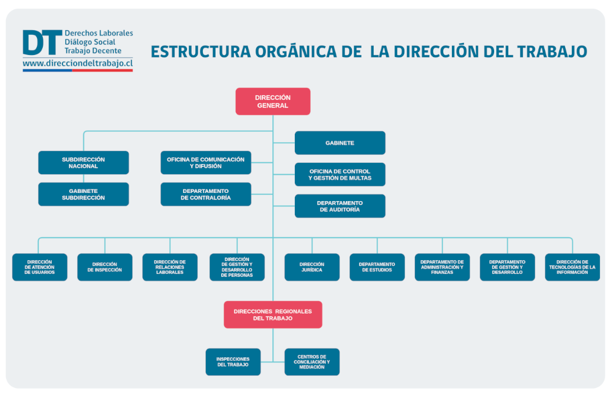 Imagen de organigrama DT 2025
