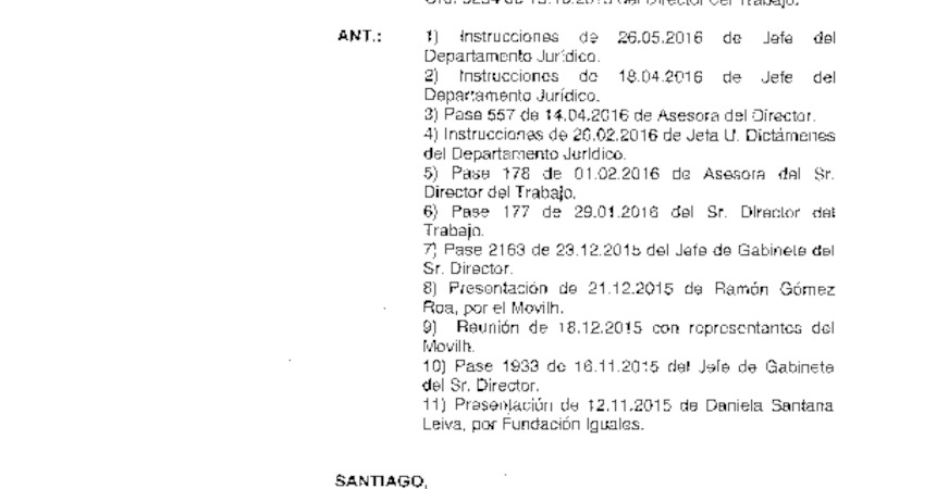 Ord. N°2888, 31 de mayo de 2016