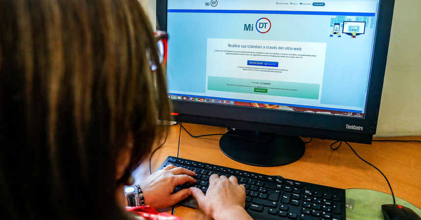 Atención empleadores: suspensión temporal de ingreso con clave de Impuestos Internos a portal “Mi DT”