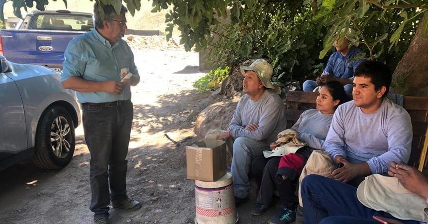 Difunden normativa de protección UV a trabajadores agrícolas de Alto del Carmen