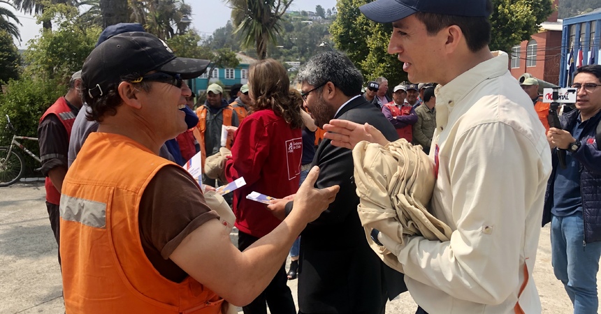 En Biobío difunden la importancia de que los trabajadores se protejan de los rayos UV