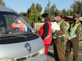 Maule: Dirección del Trabajo fiscalizó transporte de trabajadores temporeros en Villa Alegre