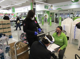 Maule: Dirección del Trabajo fiscalizó condiciones sanitarias y de seguridad contra el coronavirus en cuatro supermercados de Curicó