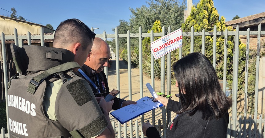 Dirección Regional del Trabajo clausura temporalmente a empresa contratista instaladora de redes de fibra óptica