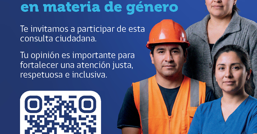 Afiche Consulta Ciudadana 2026 en materia de género