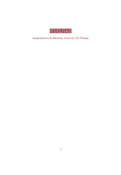 Capítulo 4: Huelgas