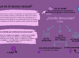 Infografía – Denuncias por acoso sexual, año 2021