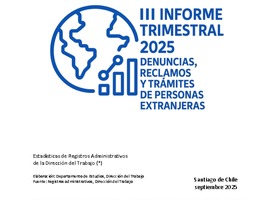 3er Informe Trimestral 2025.Denuncias, reclamos y trámites de personas extranjeras.