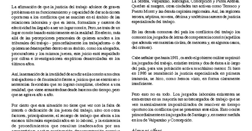 Modernización de la Justicia del Trabajo: La reforma que viene