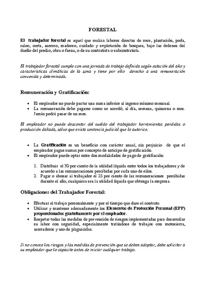 Cartilla Informativa Forestal
