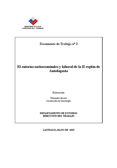 Documento de Trabajo Nº2: