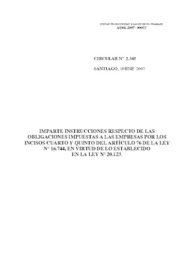 Circular Nº 2.345