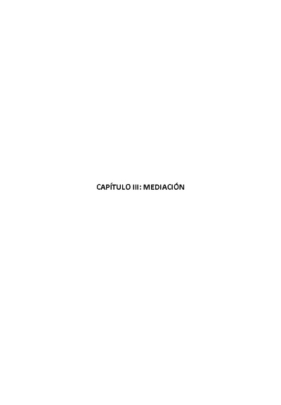 Capítulo III Mediación