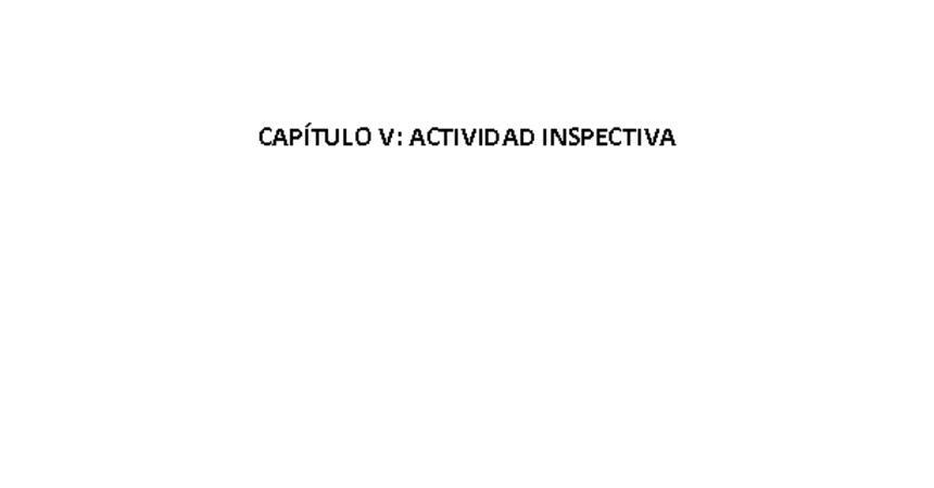 Capítulo V Actividad Inspectiva-Anuario
